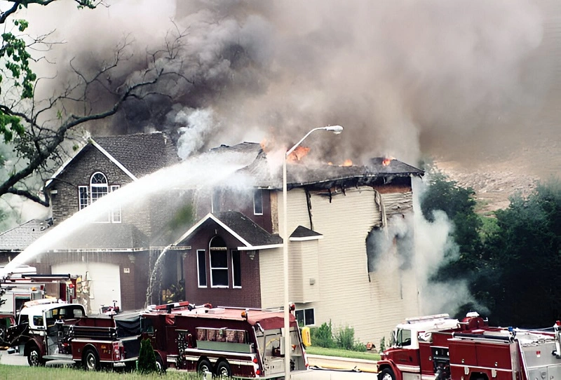 Smoke and water damage